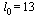 l[0] = 13