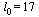 l[0] = 17