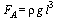F[A] = `*`(rho, `*`(g, `*`(`^`(l, 3))))