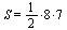 S = `+`(`*`(7, `*`(`*`(`/`(1, 2), 8))))