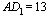 `*`(A, `*`(D[1])) = 13