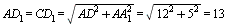 `and`(AD[1] = CD[1], `and`(CD[1] = sqrt(`+`(`*`(`^`(AD, 2)), `*`(A, `*`(`^`(A[1], 2))))), `and`(sqrt(`+`(`*`(`^`(AD, 2)), `*`(A, `*`(`^`(A[1], 2))))) = sqrt(`+`(`^`(12, 2), `^`(5, 2))), sqrt(`+`(`^`(1...