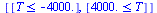 [[`<=`(T, -4000.)], [`<=`(4000., T)]]
